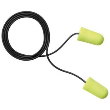 AquaPhoenix Safety Equipment: 3M E-A-Rsoft Metal Detectable Corded Earplugs, Regular Size, Poly Bag, 200 pk - 311-4106