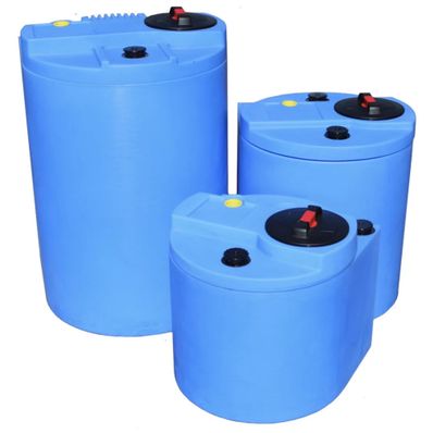 AquaPhoenix Tank: 35GL Economy Double Wall Tank Overflow, BLUE - DWE35-BLUE