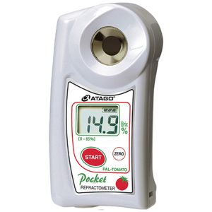 Atago Digital Hand-held "Pocket" Refractometer - PAL-Tomato Atago Digital Hand-held "Pocket" Refractometer - PAL-Tomato