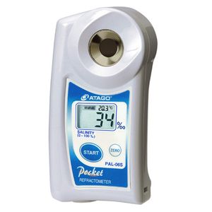 Atago Digital Hand-held "Pocket" Salinity Refractometer - PAL-06S Atago Digital Hand-held "Pocket" Salinity Refractometer - PAL-06S