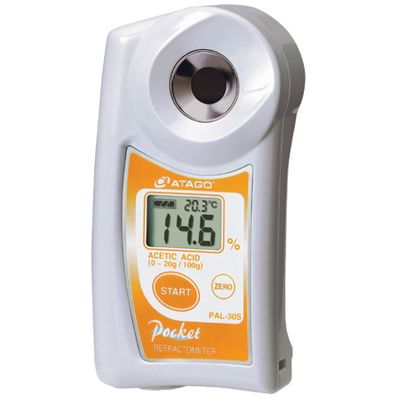 Atago Hand-held "Pocket" Refractometer for Acetic acid - PAL-30S