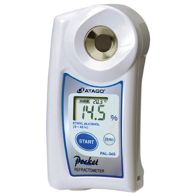 Atago Hand-held "Pocket" Refractometer for Ethyl alcohol - PAL-34S