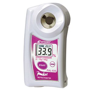 Atago Hand-held "Pocket" Refractometer for Sodium carbonate - PAL-63S Atago Hand-held "Pocket" Refractometer for Sodium carbonate - PAL-63S