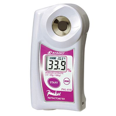 Atago Hand-held "Pocket" Refractometer for Sodium nitrate - PAL-61S