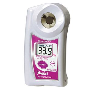 Atago Hand-held "Pocket" Refractometer for Sodium sulfate - PAL-58S Atago Hand-held "Pocket" Refractometer for Sodium sulfate - PAL-58S