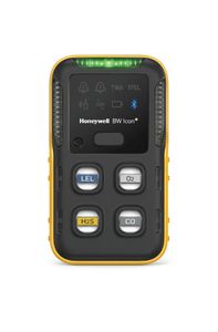 BW Technologies BW Icon+ Multi-Gas Detector, %LEL(IR) O2 H2S CO Yellow