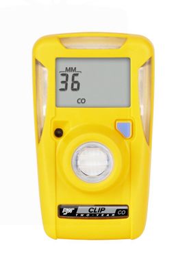 BW Technologies BW Clip RT 3 Year Single Gas Detector, Carbon Monoxide (CO), (Low 50 ppm / High 200 ppm)