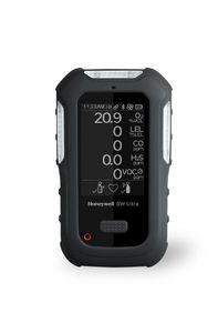 BW Technologies BW™ Ultra 5-Gas Detector (O2, LEL, H2S, CO, VOCs) with Pump, Black Housing
