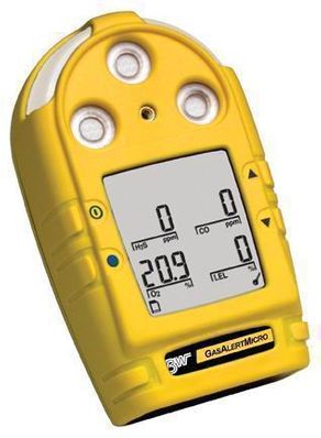 BW Technologies GasAlertMicro 2 Gas Detector %LEL, O2 - 2 AA Alkaline Batteries BW Technologies GasAlertMicro 2 Gas Detector %LEL, O2 - 2 AA Alkaline Batteries