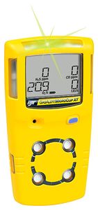 BW Technologies GasAlertMicroClip Extreme Detector Combustible (%LEL), Oxygen (O2), Hydrogen Sulfide (H2S) - Yellow Housing