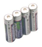 BW Technologies Rechargeable AA NiMH Batteries (1800 mAh), Kit of 4