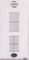 Casella Transparent Template for Measuring Length of Trace from CS Sunshine Recorder