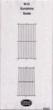 Casella Transparent Template for Measuring Length of Trace from CS Sunshine Recorder