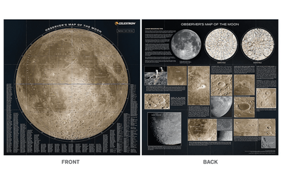 Celestron Observer's Map of the Moon - 93704