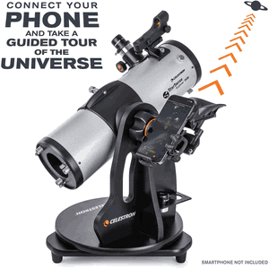 Celestron StarSense Explorer 114mm Smartphone App-Enabled Tabletop Dobsonian Telescope - 22480