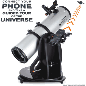 Celestron StarSense Explorer 150mm Smartphone App-Enabled Tabletop Dobsonian Telescope - 22482