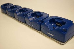 Crowcon 5-way Multicharger with 90-260V In-line Power Supply and UK Mains Lead - C011039