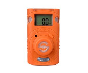 Crowcon Clip SGD Maintenance Free Single Gas Disposable Monitor, H2S 2/5ppm - CL-H-2