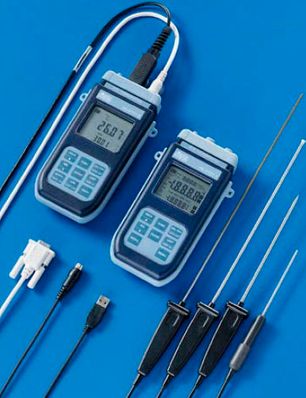 Delta OHM Pt100 Sensor Portable Thermometer with Large LCD Display - HD 2107.2