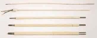 Digi-Sense Angle Base Metal T Thermocouple Probe 8 Ga. Ceramic Insulated 12 in. Hot and 24 in. Cold Legs - 90446-19