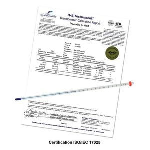 Digi-Sense ASTM S67C-03 Individually Calibrated Liquid-In-Glass Thermometer; 95/155C, Organic Liquid Fill - 08009-73 Digi-Sense ASTM S67C-03 Individually Calibrated Liquid-In-Glass Thermometer; 95/155C, Organic Liquid Fill - 08009-73