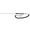 Digi-Sense Bendable RTD Probe, 100 Ohm, ANSI 3-Blade Connector, 10 in. L, 5ft Coil Cord - 93831-73