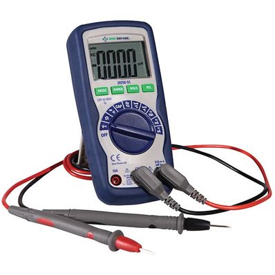 Digi-Sense Compact Digital Multimeter, Auto-Ranging with NIST-Traceable Calibration - WD-20250-51
