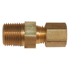 Digi-Sense Compression Fitting; Probe Diameter 1/8 in.; Brass; 1/8 in. NPT (M) - 18527-96