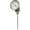 Digi-Sense Dampened Adjustable Angle Bimetal Thermometer, 3 in. Dial, 9 in. L/0-250F/-20-120C - 90550-41