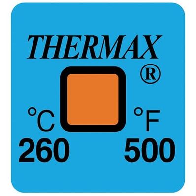 Digi-Sense Irreversible 1 Point Temperature Label, 260°C/500°F; 50/Pk - 09035-41