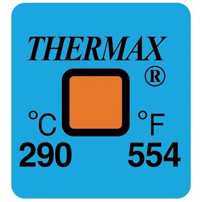 Digi-Sense Irreversible 1 Point Temperature Label, 290°C/554°F; 50/Pk - 09035-43