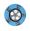 Digi-Sense Irreversible 5-Point Round Temperature Label, 240-280F/116-138C; 25/Pk - 90303-26