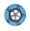 Digi-Sense Irreversible 5-Point Round Temperature Label, 340-380F/171-193C; 25/Pk - 90303-30