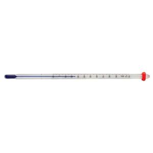 Digi-Sense PFA Safety Coated Liquid-In-Glass Thermometer; -10 to 150C, 50mm Immersion, Organic Liquid Fill - 08077-66 Digi-Sense PFA Safety Coated Liquid-In-Glass Thermometer; -10 to 150C, 50mm Immersion, Organic Liquid Fill - 08077-66