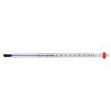 Digi-Sense PFA Safety Coated Liquid-In-Glass Thermometer; -20 to 150C, 76mm Immersion, Organic Liquid Fill - 08077-76