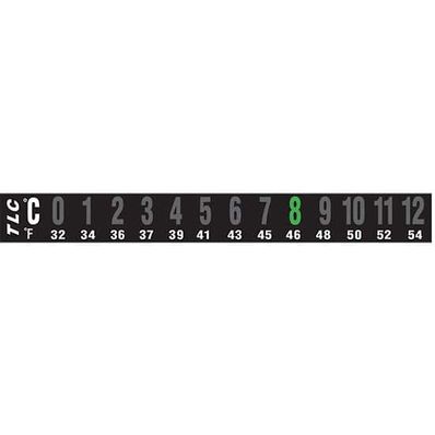 Digi-Sense Reversible 13-Point Horizontal Temperature Label, 24-36C/75-97F; 10/Pk - 09035-46