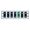 Digi-Sense Reversible 7-Point Horizontal Adhesive Temperature Label, 32-86F; 25/Pk - 90308-25