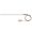 Digi-Sense RTD Probe, 100 Ohm, ANSI 3-Blade Connector, 12 in. L, 3ft SS Braid Cable - 93831-98