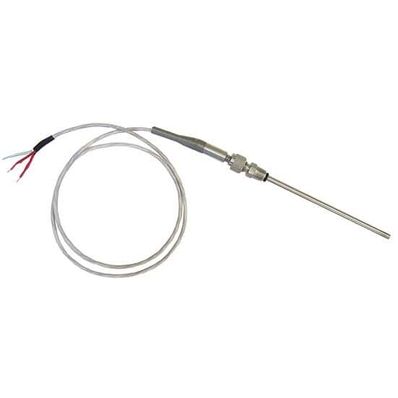 Digi-Sense RTD Probe 7 in. K 1/4 in. NPT ReAdjustable Stripped Leads - 90447-37