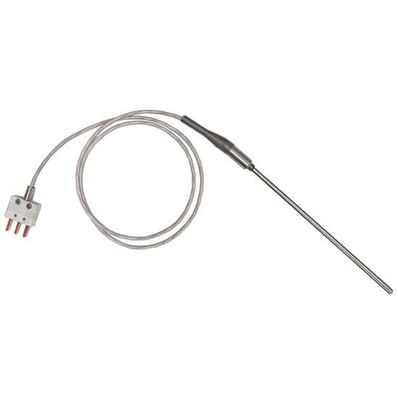 Digi-Sense RTD Probe 9 in. L 1/8 in. NPT-1 x -Adjustable Mini-Plug - 90447-14