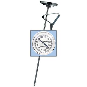 Digi-Sense Stainless Steel Bimetal Pocket Thermometer, 1.75 in. Dial, Glass Lens, 8 in. Stem, -100 to 40C, 2F Div - 08080-80 Digi-Sense Stainless Steel Bimetal Pocket Thermometer, 1.75 in. Dial, Glass Lens, 8 in. Stem, -100 to 40C, 2F Div - 08080-80