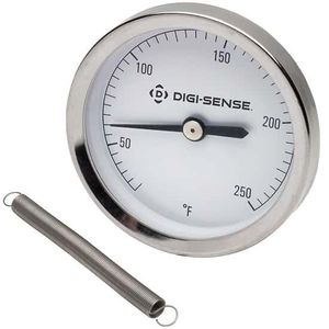 Digi-Sense Surface Thermometer, 2.5 in. Face, 1-Spring Pipe Mount, 0 to 500 ° F - 08107-26 Digi-Sense Surface Thermometer, 2.5 in. Face, 1-Spring Pipe Mount, 0 to 500 ° F - 08107-26
