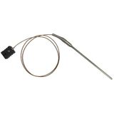Digi-Sense Temperature Probe, Type J, 12 in. L, 1/4 in. Dia, Fiberglass, Stainless Steel Overbraid - 90446-48