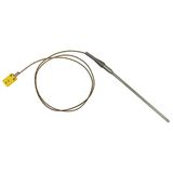 Digi-Sense Temperature Probe, Type K, 12 in. L, Heatshrink and Fiberglass - 90446-67