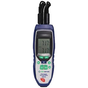 Digi-Sense Thermistor Thermometer, 2-Input Data Logging, NIST-Traceable Calibration - WD-20250-94
