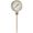 Digi-Sense TI.31 6 Bottom-Mount Bimetal Thermometer, 3 in. Dial, 6 in. L/25-125F/-5-50C - 08133-02