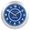 Digi-Sense Traceable Analog Wall Clock with Calibration; Blue Frame/White Face - 94460-50