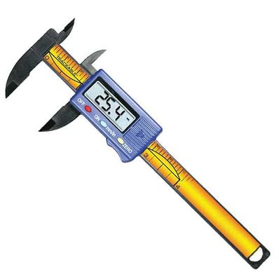 Digi-Sense Traceable Digital Caliper with Calibration, Carbon Fiber; 0 to 4 in. - 97152-16