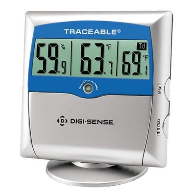 Digi-Sense Traceable Digital Thermohygrometer with Dew Point and Calibration - 37803-83 Digi-Sense Traceable Digital Thermohygrometer with Dew Point and Calibration - 37803-83