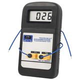 Digi-Sense Traceable Dual-Input Expanded Range Thermocouple Thermometer with Calibration, Type K; Fahrenheit - 37803-93